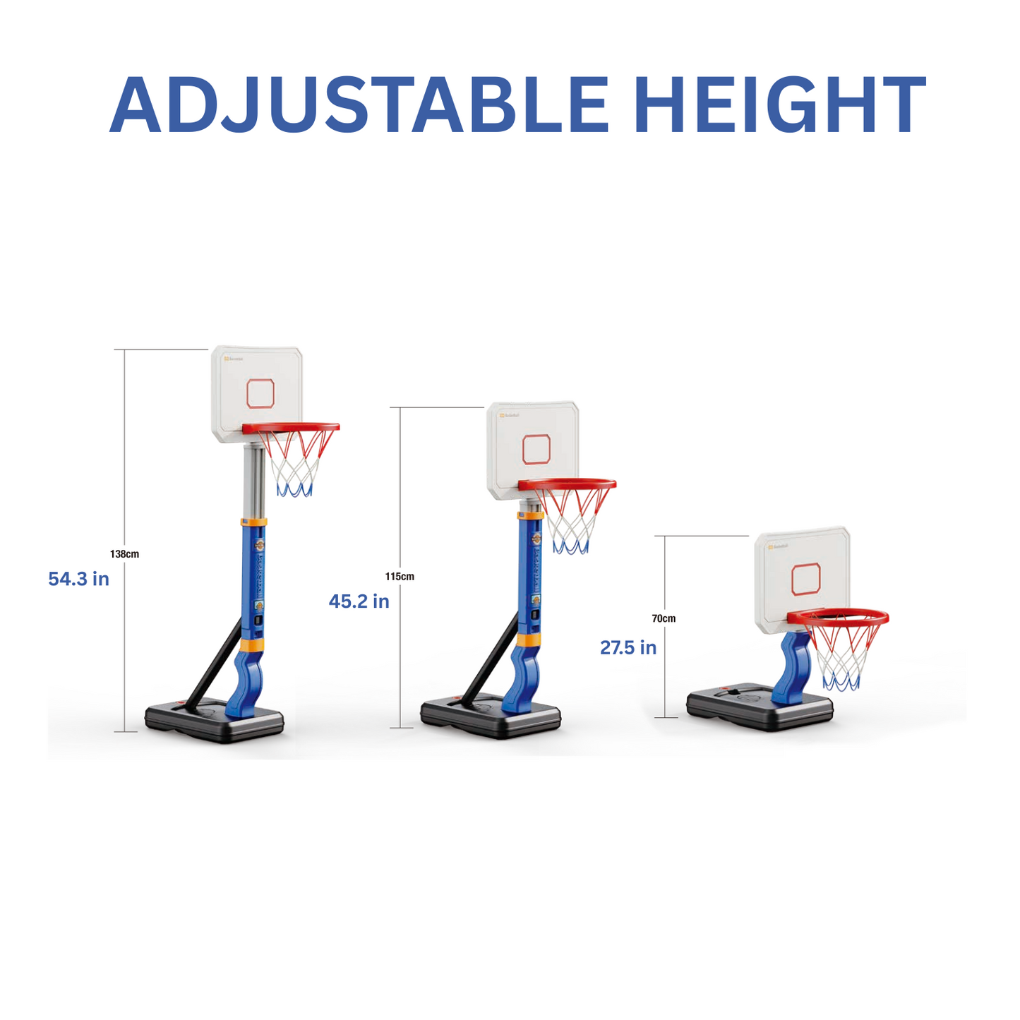 Toddler Basketball Hoop Blue or Pink